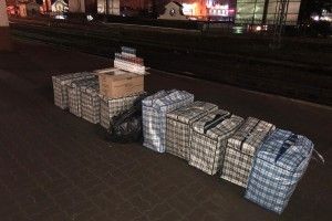 На Ковельському вокзалі у громадян вилучено 11 тисяч пачок контрафактних цигарок!