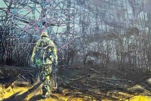 Картини ветерана з Волині представили на міжнародному проєкті «Нескорене прикордоння»