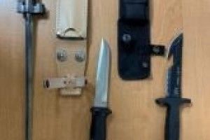 Волинські митники вилучили на Ягодині особливо небезпечні речовини та холодну зброю
