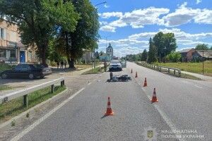 Два мотоциклісти – дві госпіталізації: у Луцькому районі травмувалися підлітки