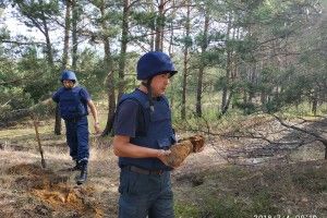 «Лису гору» на Рівненщині очищують від снарядів