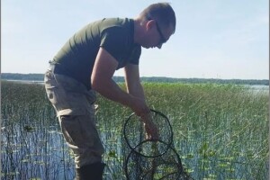 На водоймах нацпарку на Волині знайшли знаряддя лову браконьєрів