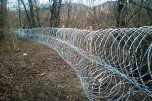 На Закарпатті та Буковині на шляху контрабандистів постав колючий дріт (фото)