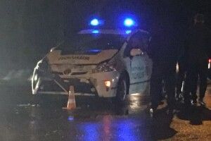   Патрульні поліцейські потрапили у ДТП і склали адмінпротокол на іншого учасника аварії