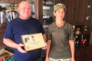 Волинянина удостоєно відзнаки «За поранення»