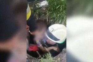 Бійці ДСНС врятували шестирічного хлопчика, який впав у каналізаційний колодязь
