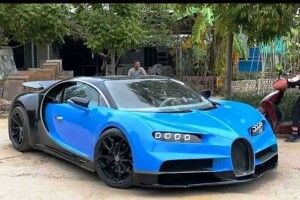 Як дві краплі води: блогери зробили Bugatti з підручних матеріалів (Відео) 
