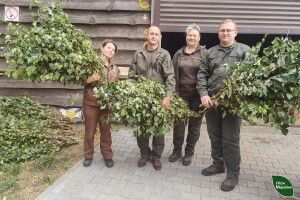 Мешканці Луцького зоопарку отримали смачні гостинці з нагоди свята (Фото)