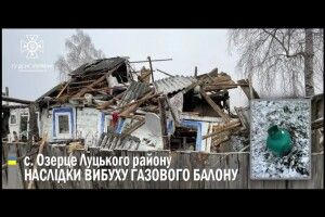 Біля Луцька у будинку вибухнув газовий балон: постраждало двоє людей