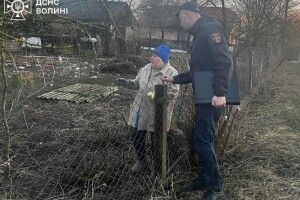 На Волині рятувальники під час рейду виявили палія сухої трави
