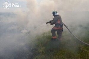 За минулий тиждень на Волині ліквідували 23 пожежі