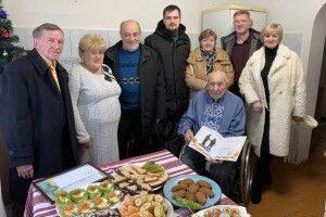 Волинянина привітали з шанованим 104-річчям (Фото)