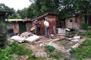 Луцькі вартові очистили вулицю Ландау від халуп