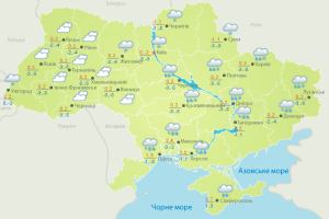 Погода: а мороз так і не затріщить… (Карти гідрометеоцентру і пісня)