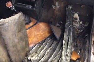 Намагався вивезти лом алюмінію (Відео)