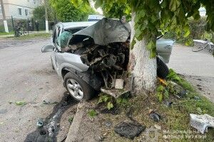 У Луцькому районі водій влетів у дерево і загинув