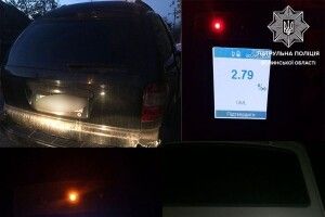 За ніч у Луцьку зловили 8 п’яних водіїв