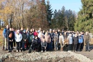 Волиняни висадили 100 червонолистих дубів на знак пам'яті та надії