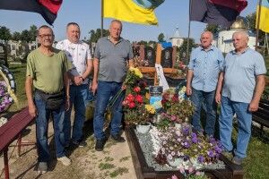 На Волині офіцери-пенсіонери вшанували загиблого колегу-воїна