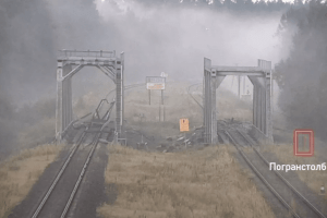 На білорусько-українському кордоні вибухнуло залізничне полотно 