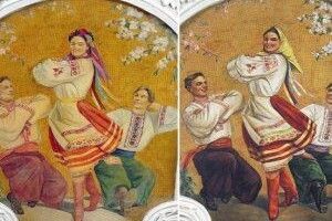 У Москві «деукраїнізували» зображення дівчини на станції метро «Київська»