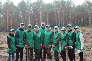 На Камінь-Каширщині садили ліс