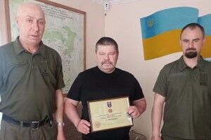 Ветерану війни з Волині вручили відзнаку «За поранення»