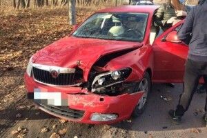 На трасі Луцьк-Рівне зіткнулись дві автівки (Фото)