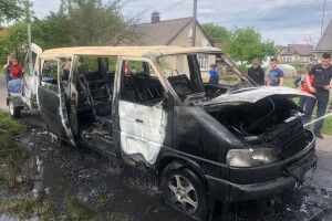 На Волині згорів автомобіль (Фото)