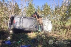 На Волині перекинулось авто з п’яним водієм. Серед постраждалих – 5-місячне немовля