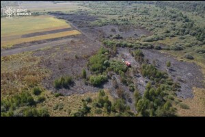 На Волині біля Черкас – велике загорання торфовища
