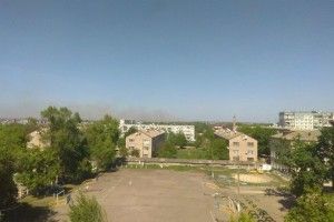 На арсеналі у Балаклії сталася пожежа: гасять танками