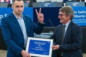 Сенцов отримав премію Сахарова в Європарламенті