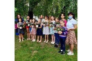 Луцькі діти складали композиції з монастирської лаванди