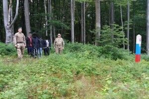 На кордоні зі Словаччиною упіймали дюжину азійських мігрантів-нелегалів