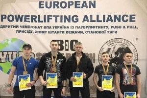 На Відкритому чемпіонаті ВПА Україна п’ятеро турійських спортсменів завоювали три золота і два срібла