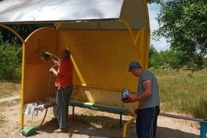 У Володимирі облаштували нову зупинку (Фото)