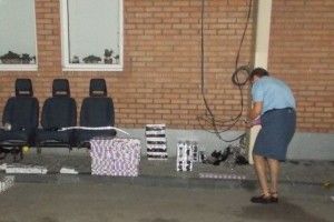 Мікроавтобус вартістю 2,6 тисячі пачок сигарет