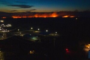 На Волині горіли поля на території військового полігону
