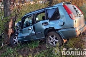 У Луцьку водій заснув за кермом і врізався в електроопору (Фото) 