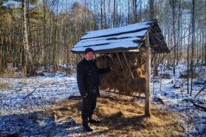 Як виглядає заповідне урочище на Волині після перших снігопадів