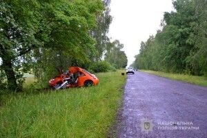 Злетіла в кювет і врізалася в дерево: на Волині загинула молода водійка