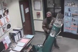 Горе-грабіжник насмішив Інтернет (Відео)