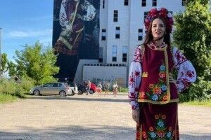 На «Домі москви» в Литві з’явився мурал про Україну (Фото)