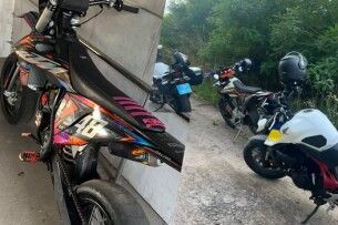 На Волині мотопатруль затримав двох мотоциклістів, які намагалися втекти