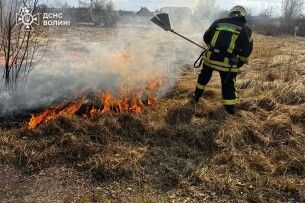 На Волині понад пів доби гасили палаюче торфовище