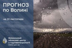 Прогноз погоди на Волині на найближчі п'ять діб