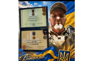 Військовослужбовця з Волині відзначили двома високими нагородами