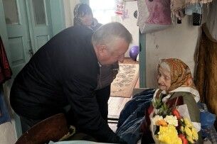 На Волині Катерину Коць привітали із 109-річчям