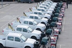 Порошенко передав у війська 10 комплексів «Ай-Петрі», які зупиняють російські «Орлани» і «Ланцети»